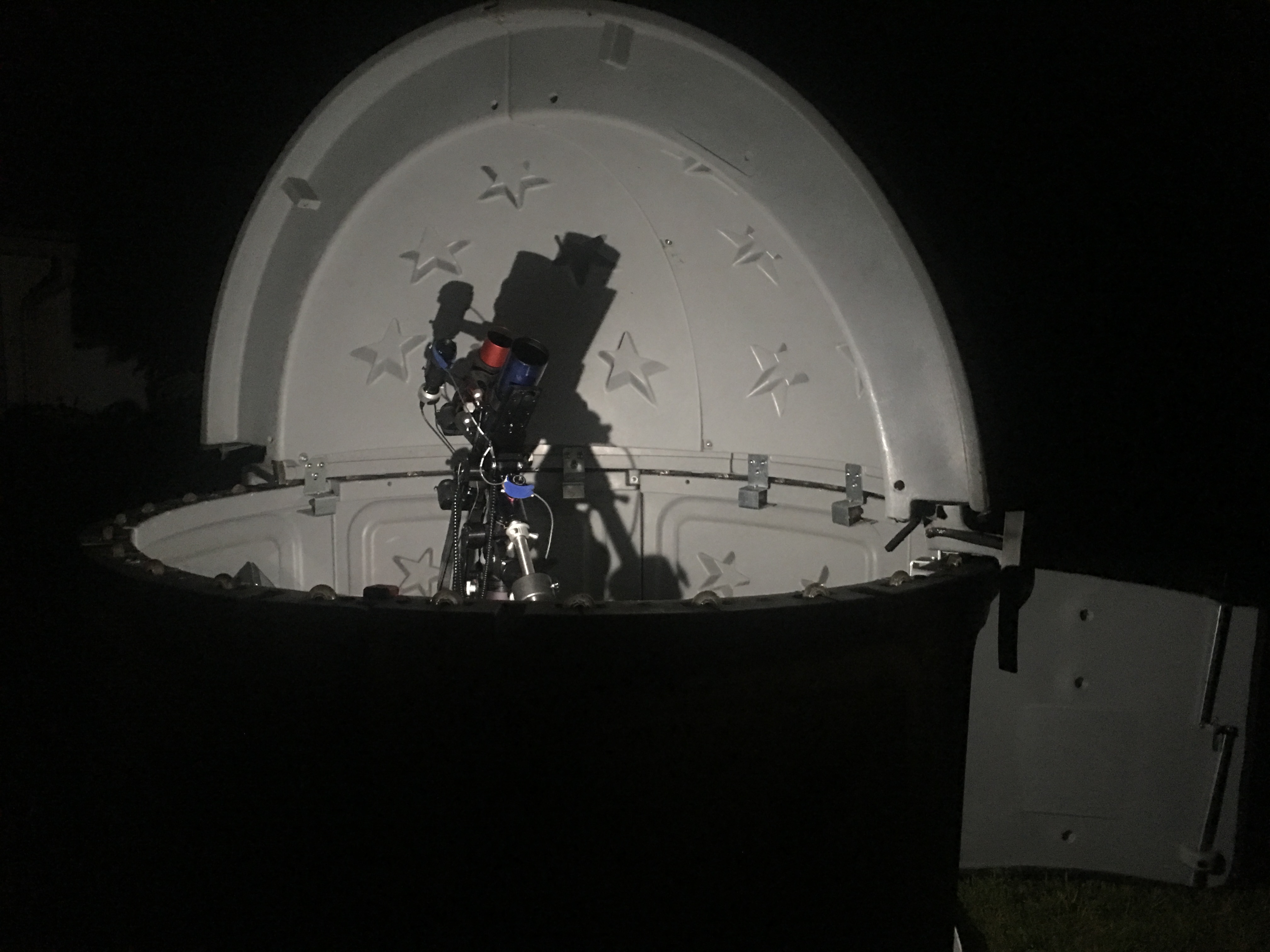 North Shore Observatory – Temporary Set-up