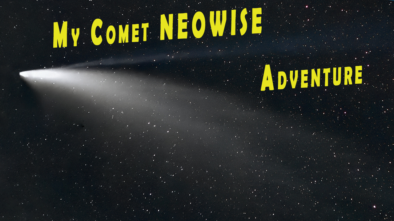 Comet C/2020 F3 Neowise at Night